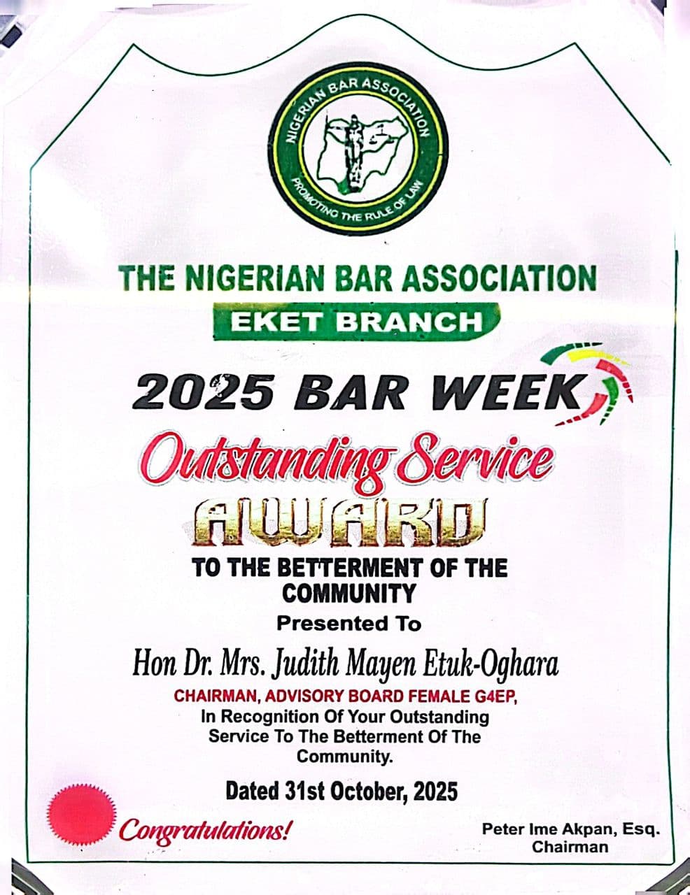 Award