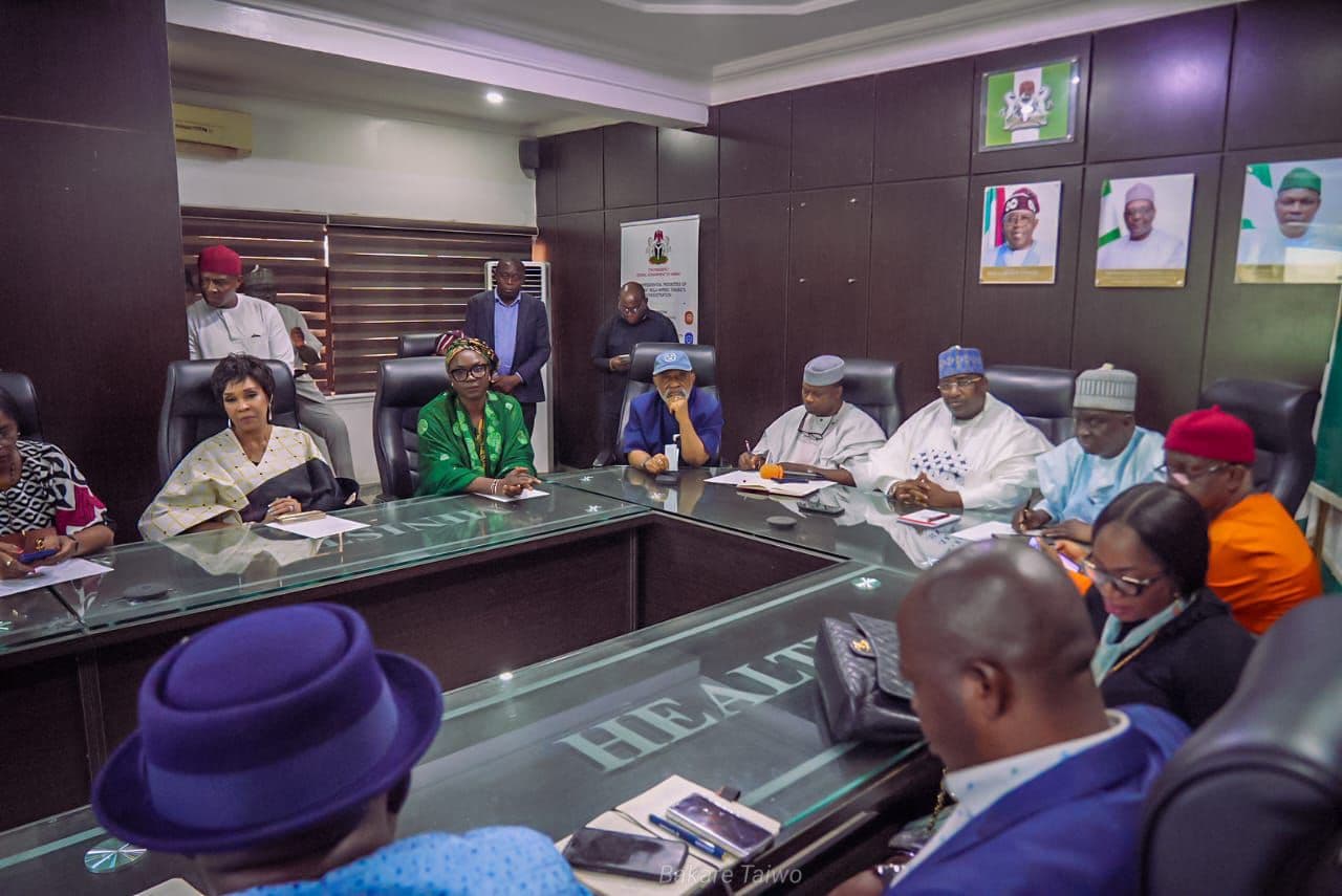 Judith during a crucial medical committee session